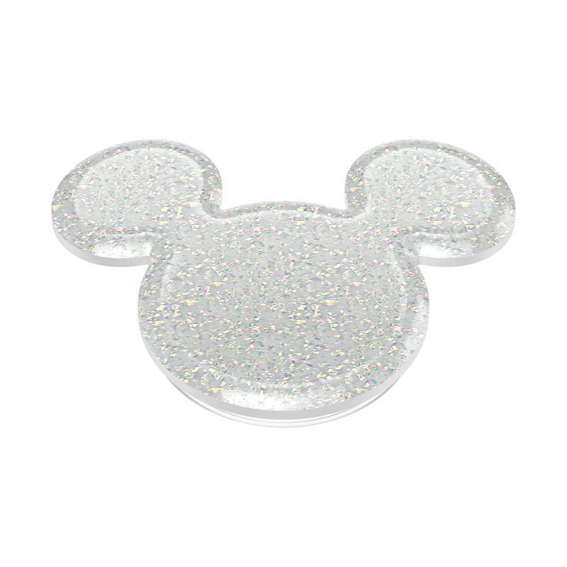 Earridescent White Glitter Mickey Mouse image number 2